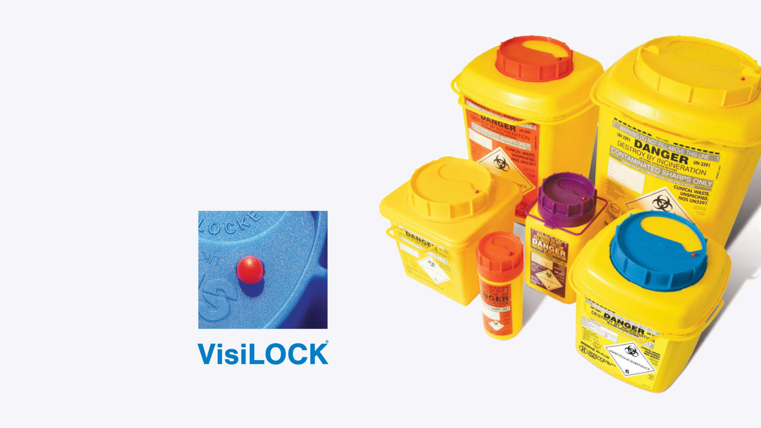 Patented VisiLOCK® lid closing technology